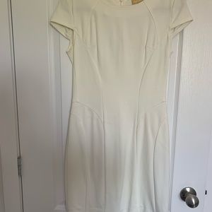 Miss Sixty White Ivory Simple Cocktail Dress